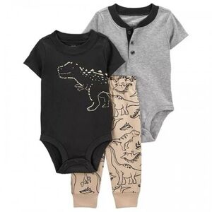 Carter’s 3 piece onesie pants set 6M infant baby